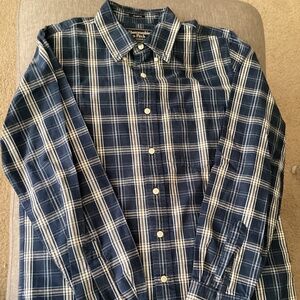 Abercrombie & Fitch Mens muscle plaid long sleeve shirt